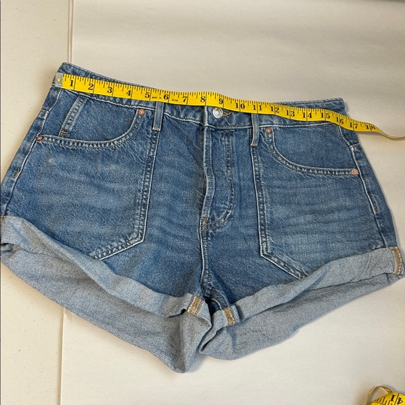 Free People We The Free Beginners Luck Slouch Shorts - Picture 8 of 15